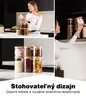 Sada 6ks - Deco Haus Sklenenýc nádoby na opakované použitie Náhľad obrázku produktu 5