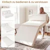 Rozkładana sofa COSTWAY, fotel rozkładany 3 w 1 z 2 Podgląd zdjęcia produktu 8