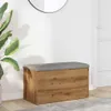 vidaXL Banc de rangement Artisan-Chêne 82 x 42 x 45 cm Bois Voir les images du produit 2