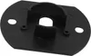 A black plastic furniture connector is shown from a diagonal angle against a white background. Podgląd zdjęcia produktu