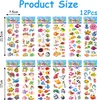 Meer Sticker, 12 Blatt Kinder Sticker,Meerestiere 3D Produktbild-Vorschau 4