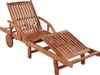 vidaXL Bains de soleil 2 pcs. avec table acacia massif Voir les images du produit 3