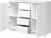 Sideboard NAIA Buffet blanc brillant Voir les images du produit 11