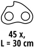 Einhell Sägekette 30 cm, 3/8", 45 TG, 1,1 mm FORTEXXA 18/30 Produktbild-Vorschau 5