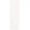 The Living Store Bücherregal Weiß 70x33x110 cm Massivholz Produktbild-Vorschau 6