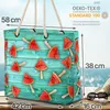 VOID Wassermelone am Stiel Strandtasche Shopper 58x38x16cm Produktbild-Vorschau 2