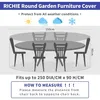 Gartentischabdeckung wasserdicht 250x90 cm Polyethylen Produktbild-Vorschau 2