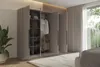 ALTDECOR Kleiderschrank mit Spiegel LESE - 200x200x51 Produktbild-Vorschau 4