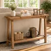 Table console, table d'entrée de 100 cm, table basse à 2 Voir les images du produit 3