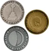 Three coins are arranged in a collage against a white background. Náhled obrázku produktu