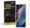 A product box for a screen protector is shown next to a smartphone with the screen protector applied. Produktbild-Vorschau