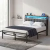 VASAGLE Bettgestell 140 x 200 cm mit Stauraum, Produktbild-Vorschau 1