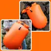 Aufblasbare Schwimmboje Sicherheitsboje 48cm Orange – Hohe Produktbild-Vorschau 4