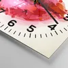 Wanduhr - Quadrat - Glasuhr - Rote Lippen glänzend Lippe Produktbild-Vorschau 5