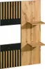 Nástěnný panel 74x107 MILAGRA - dub wotan / černý Náhled obrázku produktu 1