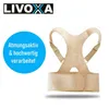 LIVOXA Rückenbandage Ergonomischer Rückenhalter Produktbild-Vorschau 6
