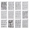 INF Kit di stencil per lettere artistiche con pittura con Anteprima dell’immagine prodotto 1