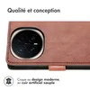 imoshion Luxe Bookcase pour le Honor Magic8 Pro - Marron Voir les images du produit 4