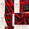 2er Set Scheibengardinen Weihnachten Tartan Bistrogardinen Produktbild-Vorschau 2