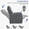 A recliner chair with its reclining features illustrated. Náhľad obrázku produktu
