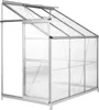 tectake® Anlehngewächshaus 4,09 m³, mit Fundament 192 x 128 Produktbild-Vorschau 1