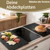 LS-LebenStil 2´er Set ESG Glas Herdabdeckplatten Schiefer Produktbild-Vorschau 5