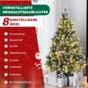 LILIIN Kunstkerstboom, 180 cm met verlichting, kunstsneeuw Productafbeelding-voorbeeld 7