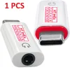 Weiß USB Typ C auf zu AUX 3,5mm Klinke Kopfhörer Adapter Produktbild-Vorschau 1