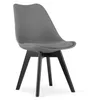 Set de 4 chaises de salle à manger Chaise de salon 4x gris Voir les images du produit 3