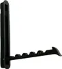 A black folding hook mounted on a white background. Produktbild-Vorschau