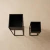 Zestaw 2 doniczek kwadratowych na stojaku, 20 x 20 x 60 cm Podgląd zdjęcia produktu 6