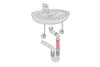 Tauchrohr, Chrom, 1 1/4" x 32 mm x 250 mm, für Siphon Produktbild-Vorschau 6