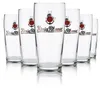 6x König Pilsener Bierglas 0,3l Willi Becher Pokal Gläser Produktbild-Vorschau 1