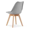Home Collective Esszimmerstuhl Stuhl Wohnzimmerstuhl grau Produktbild-Vorschau 3
