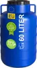 plasteo® 60 Liter Weithalsfass mit Deckel und Griffen, Produktbild-Vorschau 1