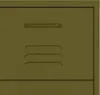vidaXL Armoire à tiroirs vert olive 80x35x101,5 cm Acier Voir les images du produit 6