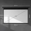 HOMCOM Beamer-Leinwand Elektrisch 266 x 149 cm 16:9 Produktbild-Vorschau 3