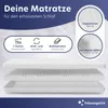 AquaFlex - 10cm 7-Zonen Kaltschaummatratze - H2&H3 - (140 x Produktbild-Vorschau 5