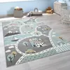 Tapis pour enfants avec motif routier, tapis de jeu pour Voir les images du produit 5