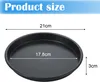 Pizzapfannen Crisper-Pfanne Backform Kohlenstoffstahl Produktbild-Vorschau 3