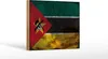 Holzschild Flagge Mosambik 18x12 cm Flag Mozambique Rost Produktbild-Vorschau 2