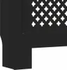 MDF Heizkörperverkleidung Schwarz 205 cm Produktbild-Vorschau 9