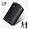 INF Portafoglio da donna in pelle con porta carte di Anteprima dell’immagine prodotto 6