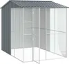 vidaXL Ptačí klec antracitová 215 x 310 x 247 cm Náhled obrázku produktu 1