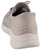 SKECHERS Slip-ins Damen Schlupfsneaker beige Textil vegan - Produktbild-Vorschau 3