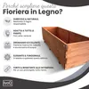 IvoQ Fioriera in Legno – 120x40x32 cm – Legno massello – Anteprima dell’immagine prodotto 4