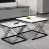 MODFU Couchtisch Wohnzimmertisch 2er Set für Wohnzimmer, Produktbild-Vorschau 2