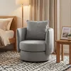 HOMCOM Sessel Wohnzimmer 360° drehbar Loungesessel Produktbild-Vorschau 8
