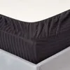 HOMESCAPES Damast Spannbettlaken 100 x 200 cm – schwarz, Produktbild-Vorschau 2