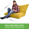 Green Bean® XXL Riesensitzsack "Square" aus Cordstoff 370 Produktbild-Vorschau 4